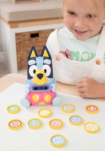 Bluey hucha juguete con sonido - aprender a ahorrar para niños-2