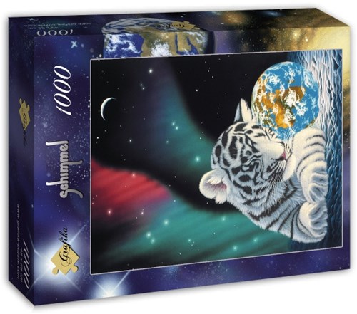 Grafika puzzle Schim Schimmel - Earth Light - rompecabezas 1000 piezas-2