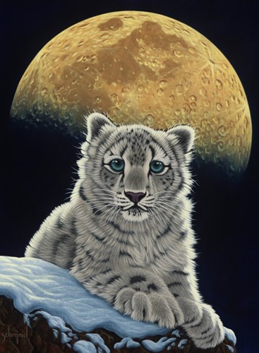 Grafika puzzle Moon Leopard - Schim Schimmel - 2000 piezas rompecabezas