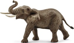 Schleich Safari - Elefante Africano Macho Figura de Juego 14762