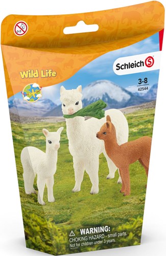 Schleich Safari - Familia de alpacas set de figuras juguete infantil 42544