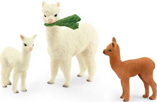 Schleich Safari - Familia de alpacas set de figuras juguete infantil 42544-2