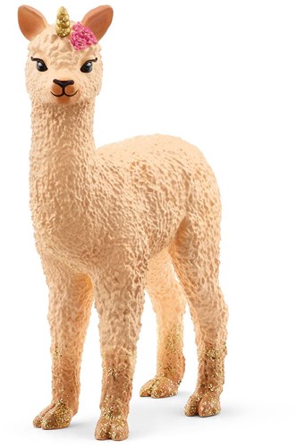 Schleich bayala Potro Lama Unicornio - Figura Fantasía con Purpurina-2