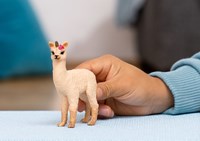 Schleich bayala Potro Lama Unicornio - Figura Fantasía con Purpurina-3