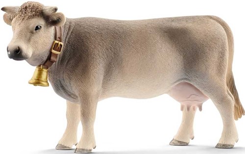 Schleich Granja - Vaca Braunvieh - Figura de juego - Juguete infantil 13874