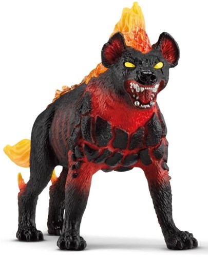 Schleich figura de juego Eldrador Creatures BattleCave Hiena de Lava - animal fantástico-2