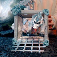 Schleich figura de juego Eldrador Creatures BattleCave Snow Slasher animal fantástico-3