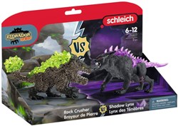 Schleich Eldrador Creatures figura de juego fantástica Shadow Lynx vs Rock Crush