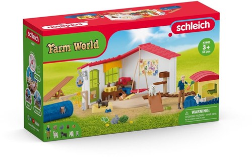 Schleich hotel de animales de granja juguete - Pet Hotel - 42607-2