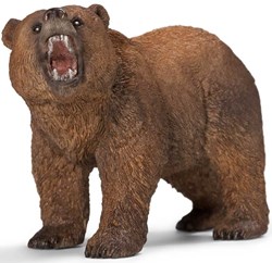 Schleich Safari - Figura de oso grizzly para niños 14685