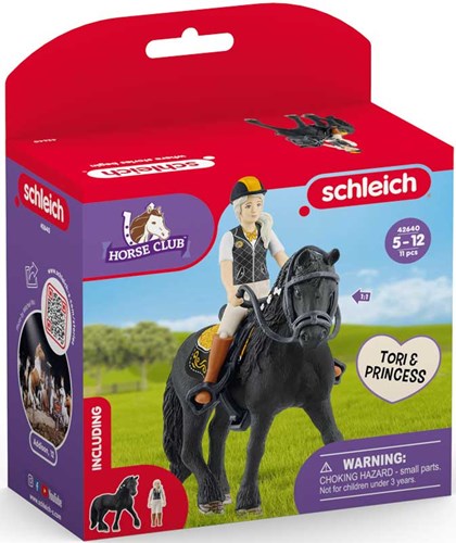 Schleich juguete de caballos Horse Club Tori y Princesa 42640
