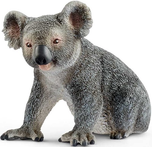 Schleich Safari - Figura de koala 14815 gris plástico