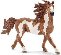 Schleich caballo de juguete - semental pinto granja 13794 - figura realista plástico