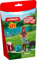 Schleich FARM WORLD set de picnic con figura y gato - 11 piezas
