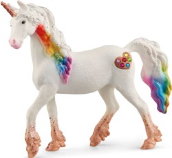 Schleich Bayala Yegua Unicornio Arcoíris - Figura de Fantasía 70726