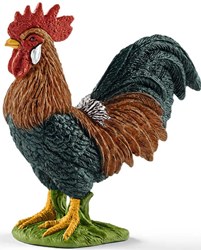 Schleich gallo de granja figura de juguete para niños - animal realista