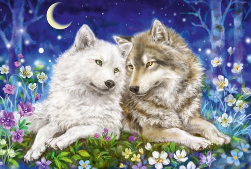 Schmidt rompecabezas amigos lobos tiernos 200 piezas niños desde 8 años
