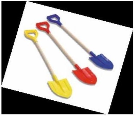 Adriatic pala de juguete con mango de madera - pala de arena 73 cm