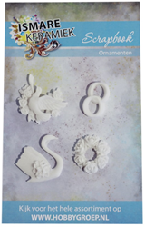 Ismare Keramiek Scrapbook ornaments huwelijk