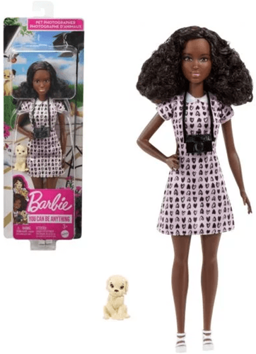Barbie carrierepop huisdieren fotograaf