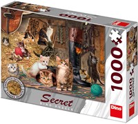 Dino puzzle animales - Secret Puzzle Gatitos puzzle 1000 piezas-2