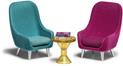 Lundby sillones casa de muñecas - set de sillas - accesorios coloridos