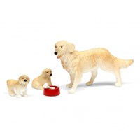 Lundby perro de juguete con cachorros - accesorio para casa de muñecas