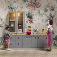 Lundby cocina casa de muñecas - Cocina con lavavajillas y accesorios-2