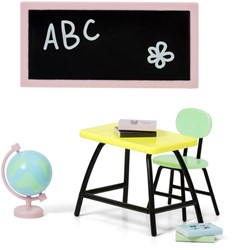 Lundby casa de muñecas set - accesorios escolares para juego de rol