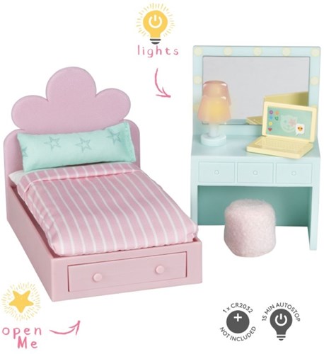 Lundby Set  Tienerkamer-2