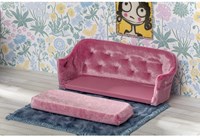 Lundby set sala de estar casa de muñecas rosa - muebles de juego-2