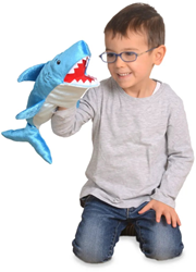 Fiesta Crafts marioneta de mano tiburón - juguete educativo marioneta