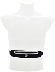 Six Peaks cinturón de running reflectante ajustable - negro - accesorio deportivo