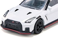 Siku coche de juguete Nissan GT-R Nismo deportivo negro-blanco metal-2