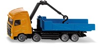 Siku camión grúa Volvo de juguete con grúa giratoria y contenedor desmontable