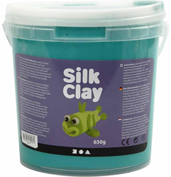 Silk Clay plastilina verde 650 gramos - arcilla autoendurecible
