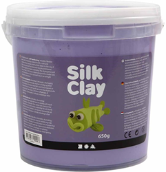 Silk Clay plastilina morada 650 gramos juguete creativo