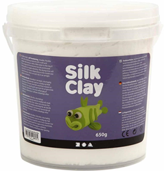 Silk Clay pasta de modelar blanca 650 g - autoendurecible y flexible