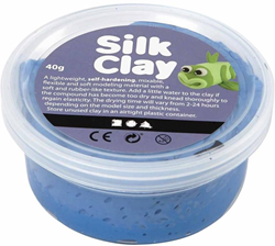 Silk Clay plastilina azul 40 gramos autoendurecible flexible