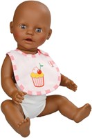 Heless accesorio muñeca babero Emilys cupcake para muñecas-2