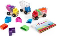 Smart Games puzzle de madera Trucky 3 - camiones educativos para niños-2