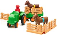 Smartmax set de juguete tractor magnético para niños-2