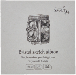 SMLT SMLT Bristol Schetsboek Vierkant 14 cm