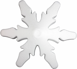 Hobbygroep copo de nieve figura creativa multicolor styropor