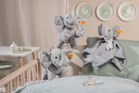 Steiff peluche caja de música elefante Ellie, gris claro - peluche 25 cm-2