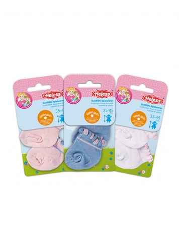 Heless calcetines para muñecas pastel grandes multicolor 35-46 cm bebé
