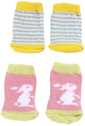 Skrallan calcetines para muñecas set 2-pack accesorios muñeca 36-40cm