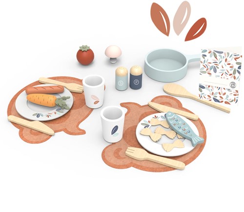 Speedy Monkey - Set de comida - 19 piezas - 26x21cm