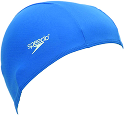 Speedo gorro de natación poliéster azul - accesorio de natación para adultos