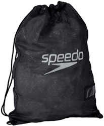Speedo Equipment Mesh Wet Kit Bag - Black -